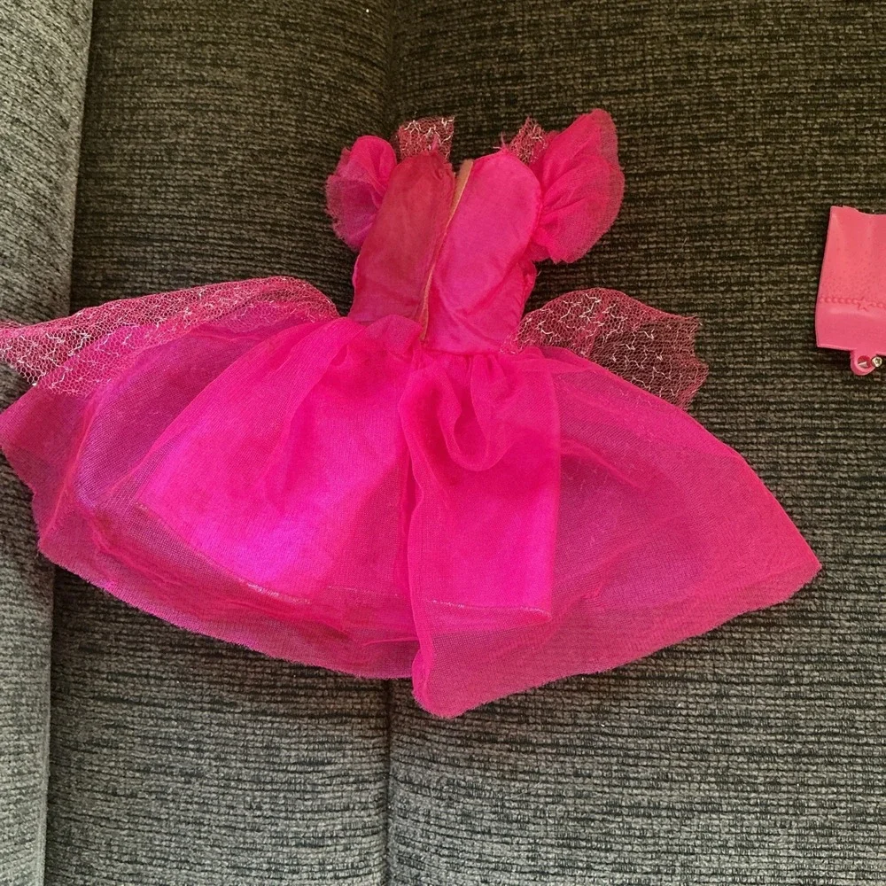 Rare Vintage kenner Tonka Wishing Star Princess Doll DRESS & BATTERY COVER ONLY